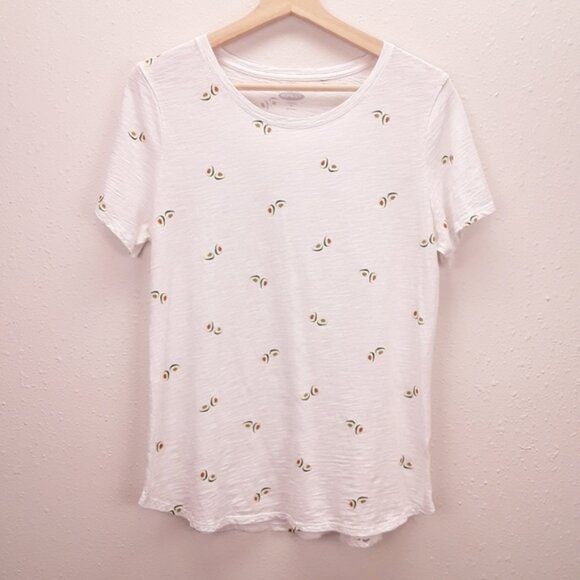 Old Navy white Avocado Tshirt Size M - Picture 5 of 5